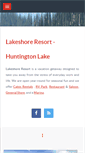 Mobile Screenshot of lakeshoreresort.com